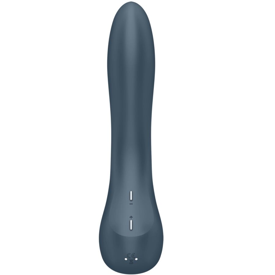 SATISFYER – VIBRATEUR PROGRAMME 12 VIBRATIONS G-SPOT WAVE 4 GRIS FONCÉ