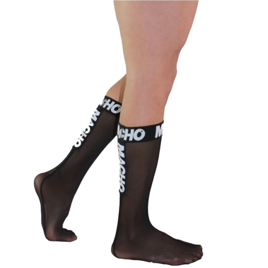 MACHO – CHAUSSETTES FINES TAILLE UNIQUE NOIRES