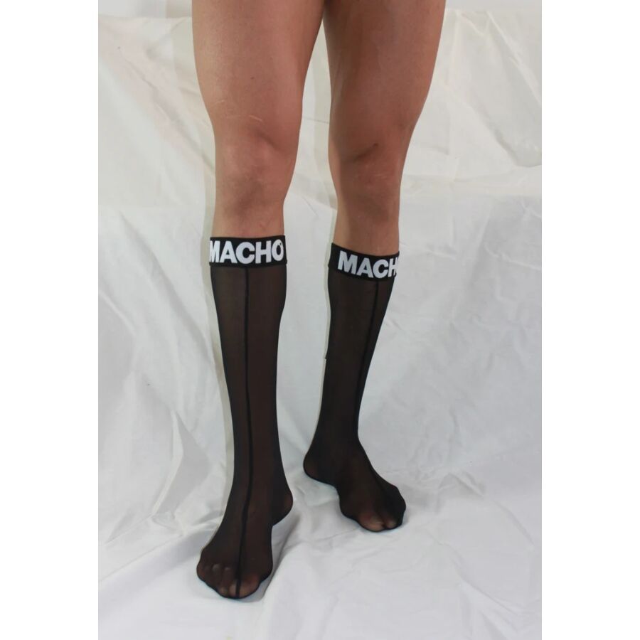 MACHO – CHAUSSETTES FINES TAILLE UNIQUE NOIRES