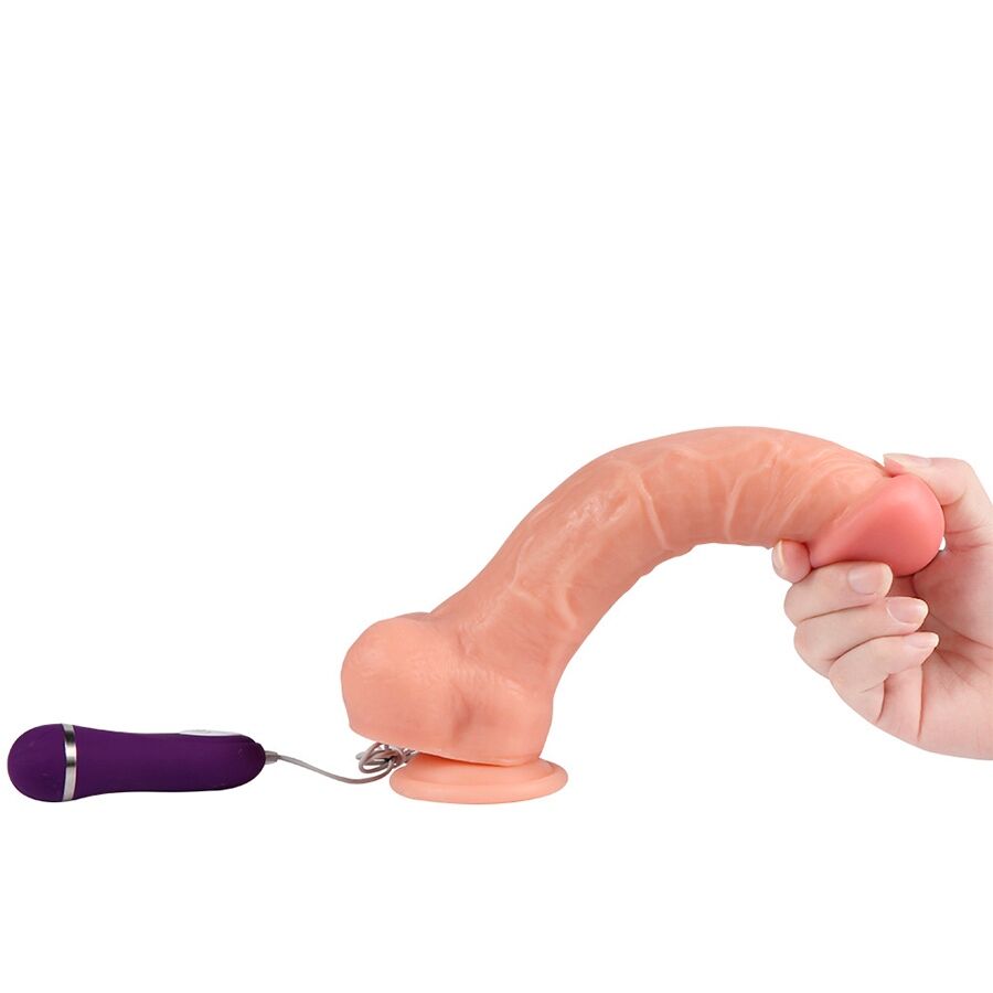 SHEQU – DILDO VIBRATEUR APOLO AVEC TÉLÉCOMMANDE 24,5 CM