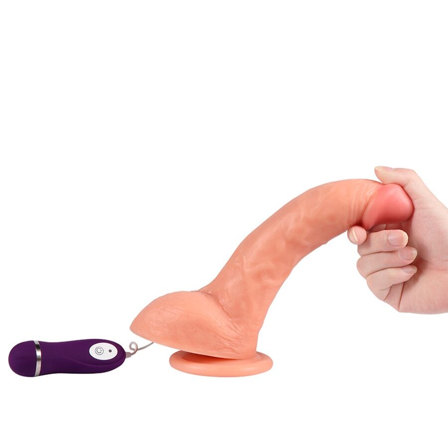 SHEQU – BEAST DILDO VIBRANT AVEC TÉLÉCOMMANDE 24,5 CM