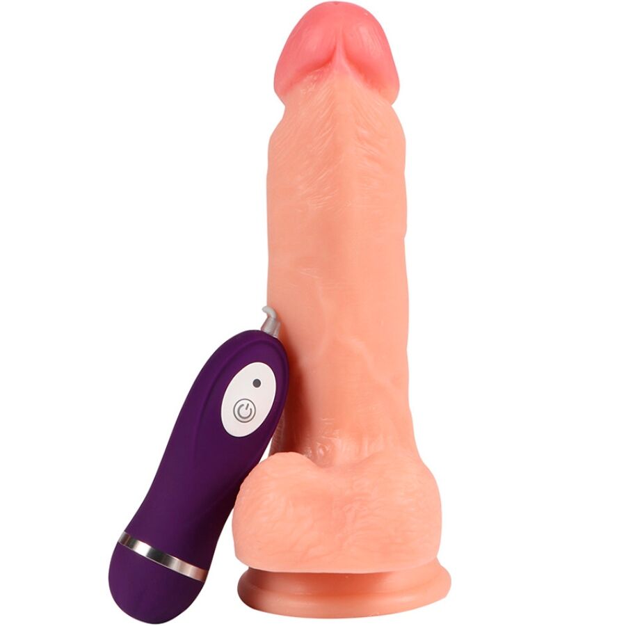 SHEQU – IRON DRAGON VIBRATEUR DILDO AVEC TÉLÉCOMMANDE 17,5 CM