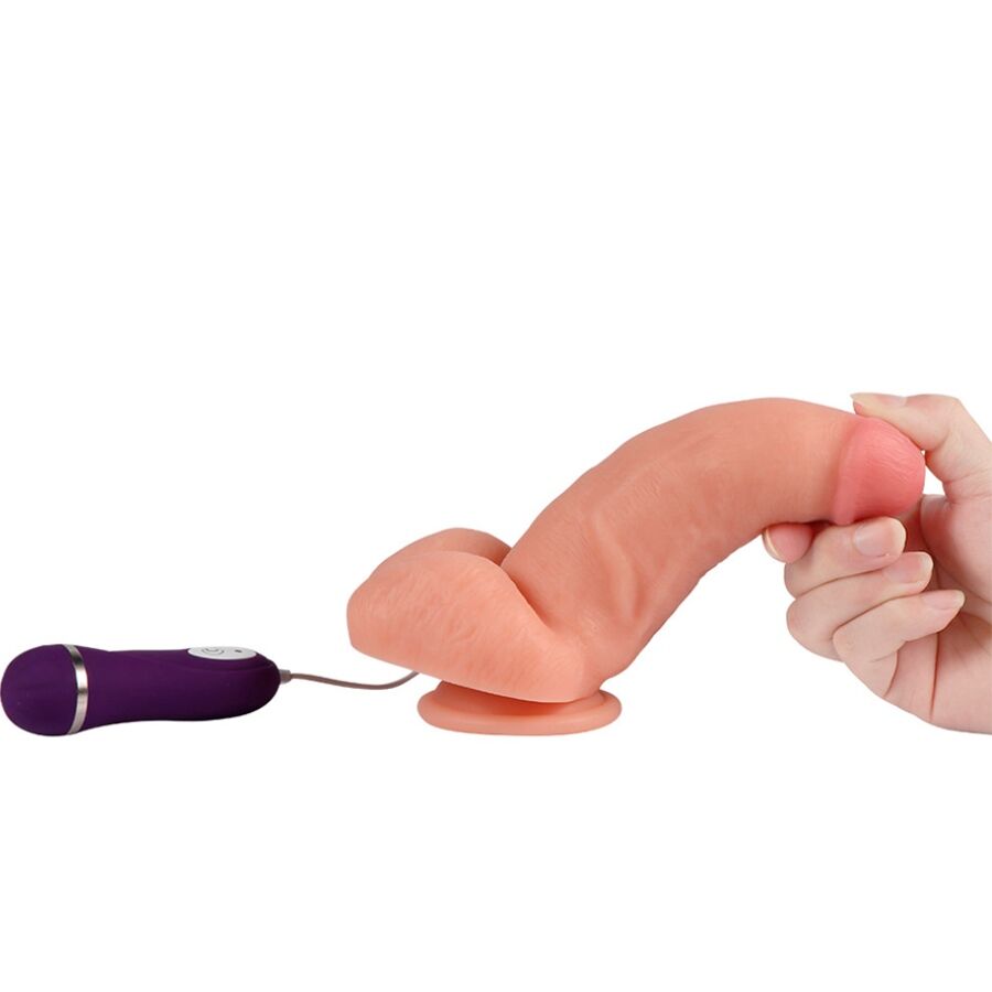 SHEQU – DILDO VIBRATEUR RED EAGLE AVEC TÉLÉCOMMANDE 17 CM