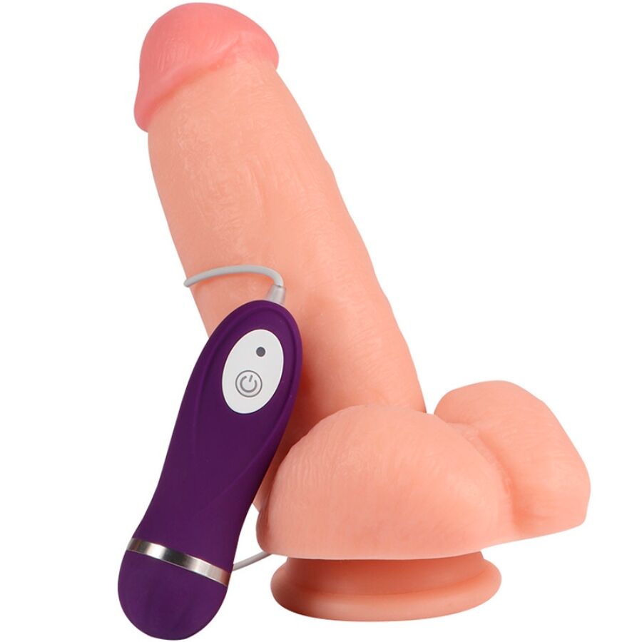 SHEQU – DILDO VIBRATEUR RED EAGLE AVEC TÉLÉCOMMANDE 17 CM