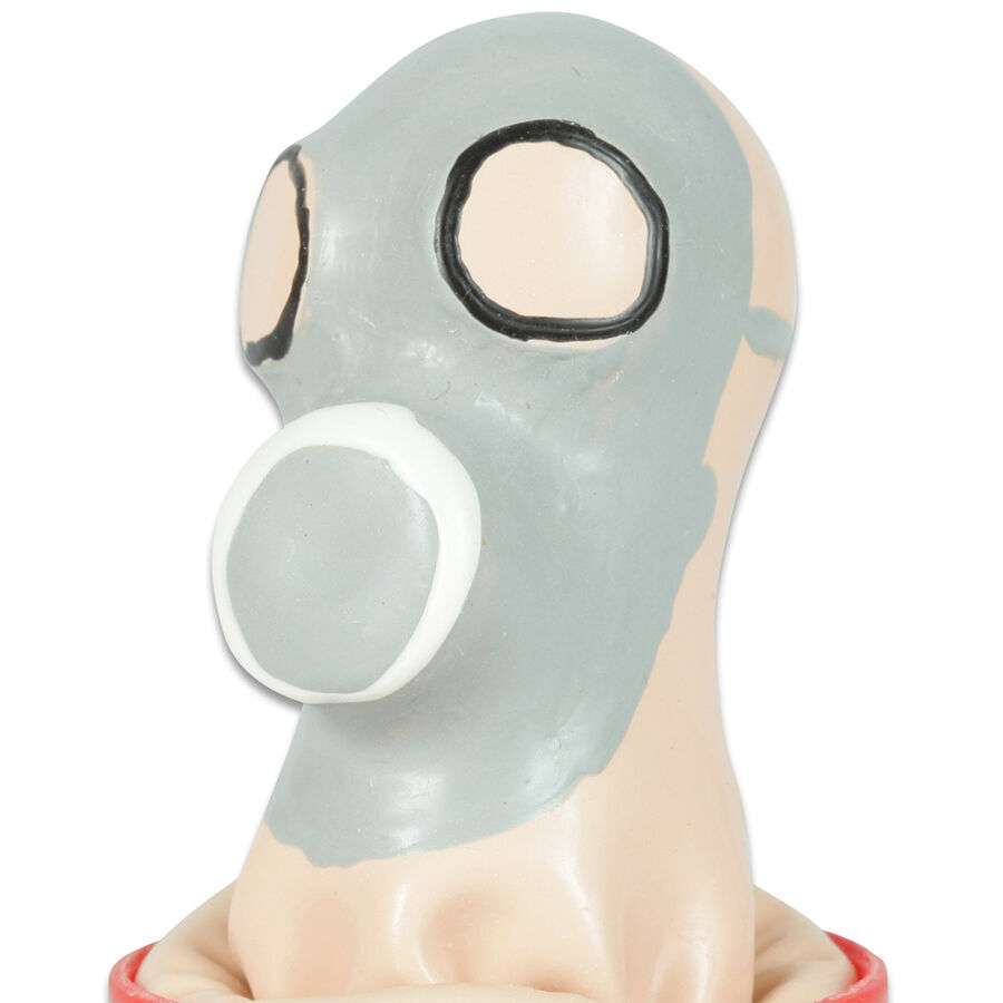 CONDOMERIE – PRÉSERVATIFS FANTAISIE PEINTS À LA MAIN MASQUE À GAZ
