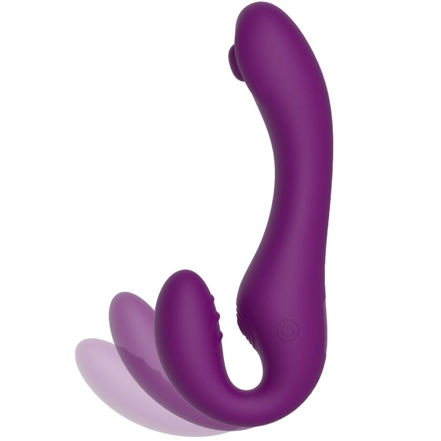 XOCOON – VIBRATEUR SANS STRAPLESS 2 EN 1 AVEC TÉLÉCOMMANDE VIOLET