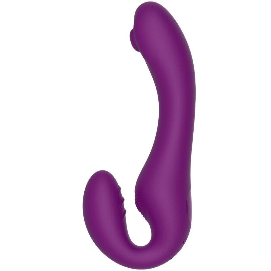 XOCOON – VIBRATEUR SANS STRAPLESS 2 EN 1 AVEC TÉLÉCOMMANDE VIOLET