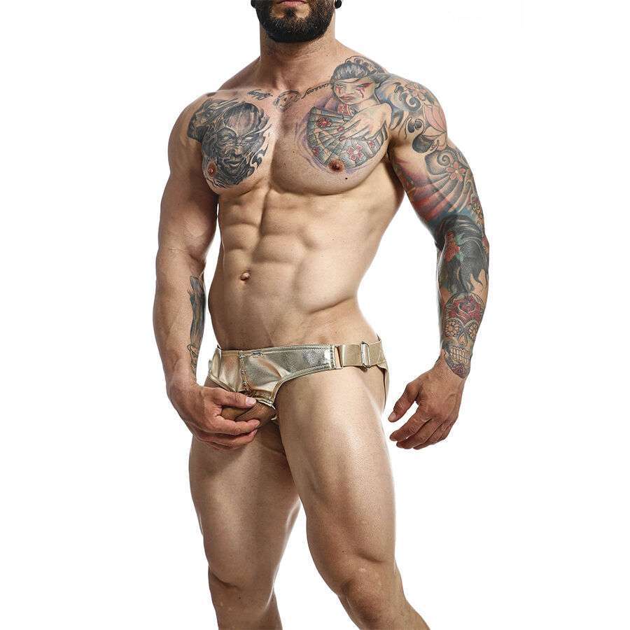 MOB – DNGEON JOCKSTRAP ANNEAU PÉNITENTIAIRE DORÉ TAILLE UNIQUE