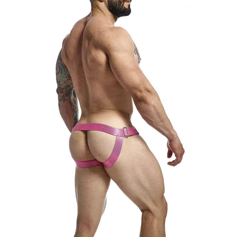 MOB – DNGEON JOCKSTRAP ANNEAU PÉNITENTIAIRE ROSE TAILLE UNIQUE