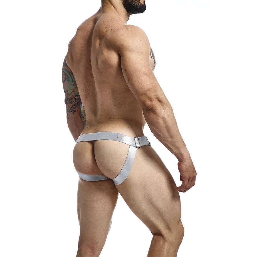 MOB – DNGEON JOCKSTRAP ANNEAU PÉNITENTIAIRE ARGENT TAILLE UNIQUE