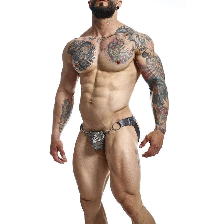 MOB – JOCKSTRAP DNGEON SNAP GRIS TAILLE UNIQUE