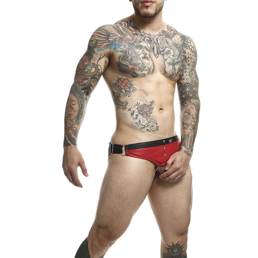 MOB – DNGEON JOCKSTRAP ANNEAU PÉNITENITAIRE ROUGE TAILLE UNIQUE