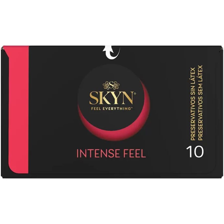SKYN – PRÉSERVATIF TEXTURÉ À LA SENSATION INTENSE AVEC UN DESIGN ONDULÉ 10 UNITÉS