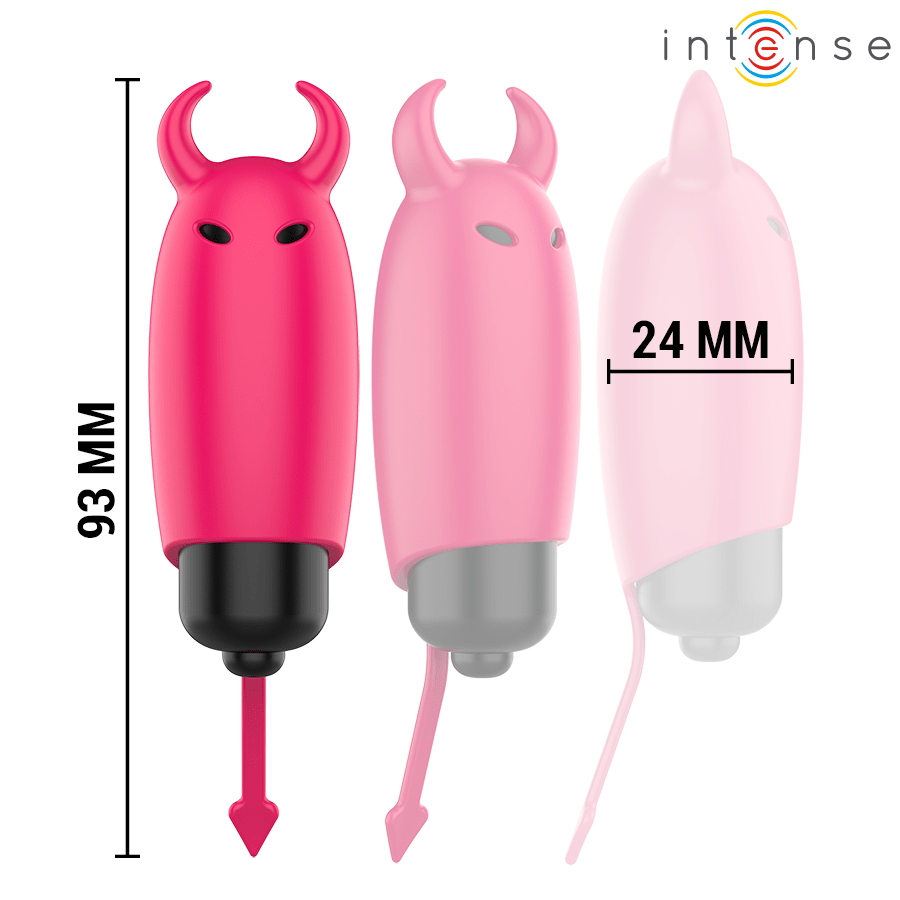INTENSE – BALLE VIBRANTE ÉCARLATE RED DEMON 9,3 X 2,4 CM