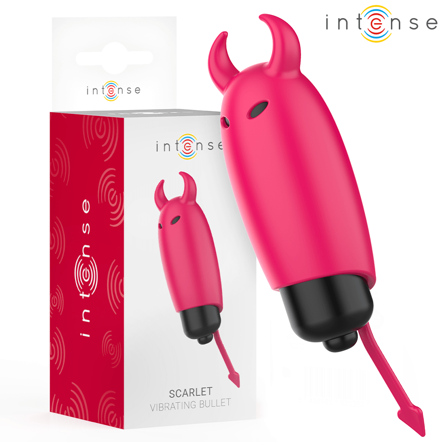 INTENSE – BALLE VIBRANTE ÉCARLATE RED DEMON 9,3 X 2,4 CM