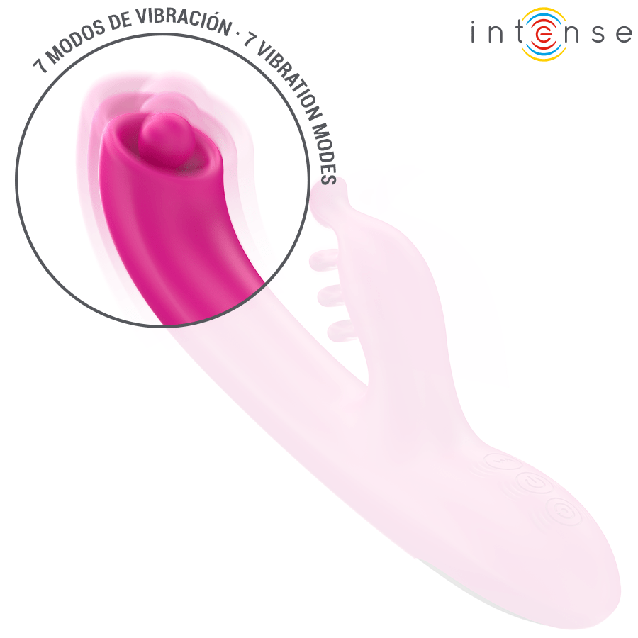 INTENSE – CHRISTINA VIBRATEUR LAPIN MULTIFONCTION 22,5 CM ROSE