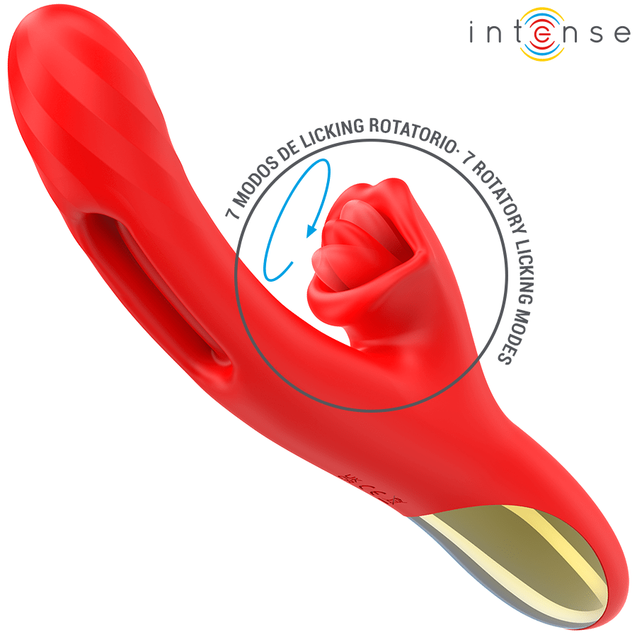 INTENSE – JESSICA VIBRATEUR MULTIFONCTION STIMULATION CLITORIS 24,8 CM ROUGE