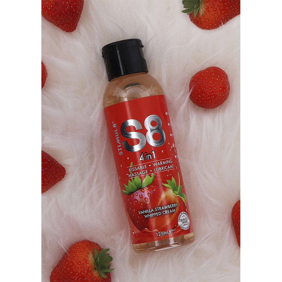 STIMUL8 – S8 LUBRIFIANT DESSERT FRAISE 4 EN 1 125 ML