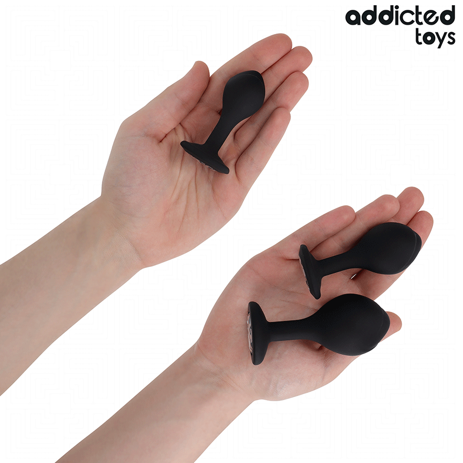 ADDICTED TOYS – LOT DE 3 PLUG ANAL AVEC BIJOU