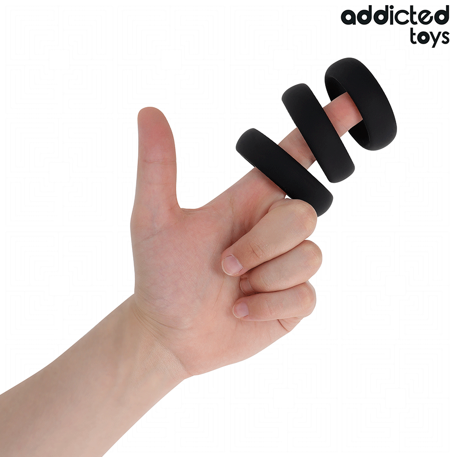 ADDICTED TOYS – LOT DANNEAUX PLATS EN SILICONE