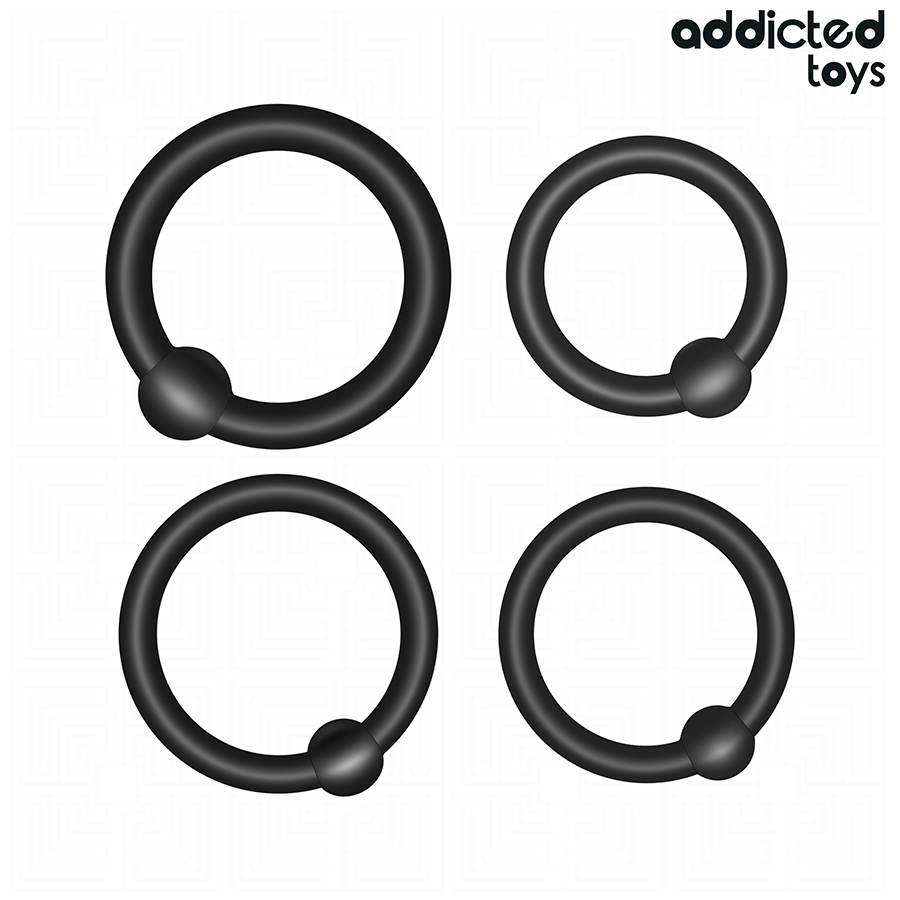 ADDICTED TOYS – LOT DANNEAUX EN SILICONE À PRESSION