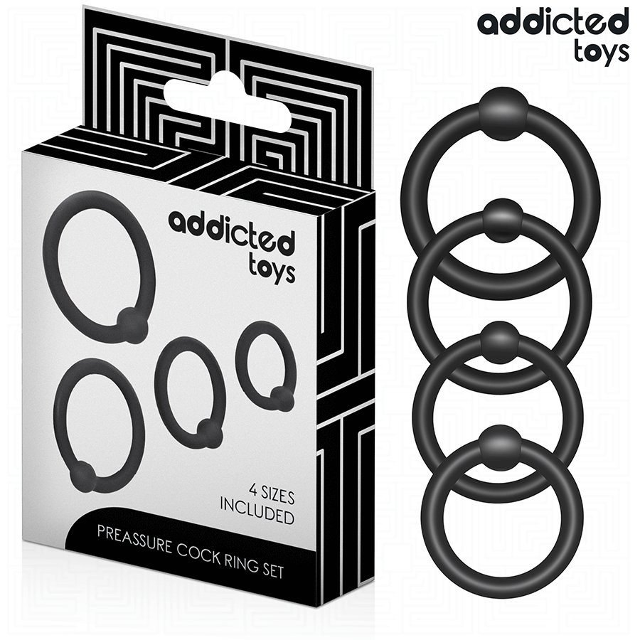 ADDICTED TOYS – LOT DANNEAUX EN SILICONE À PRESSION