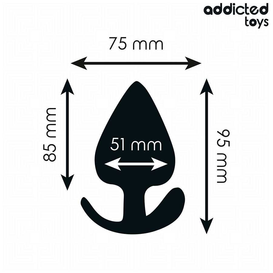 ADDICTED TOYS – PLUG ANAL TAILLE XL 9.5 CM