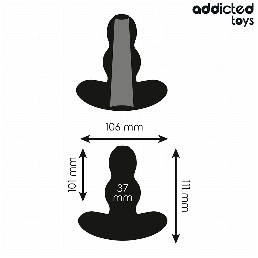 ADDICTED TOYS – PLUG ANAL CREUX TAILLE L 11,1 CM