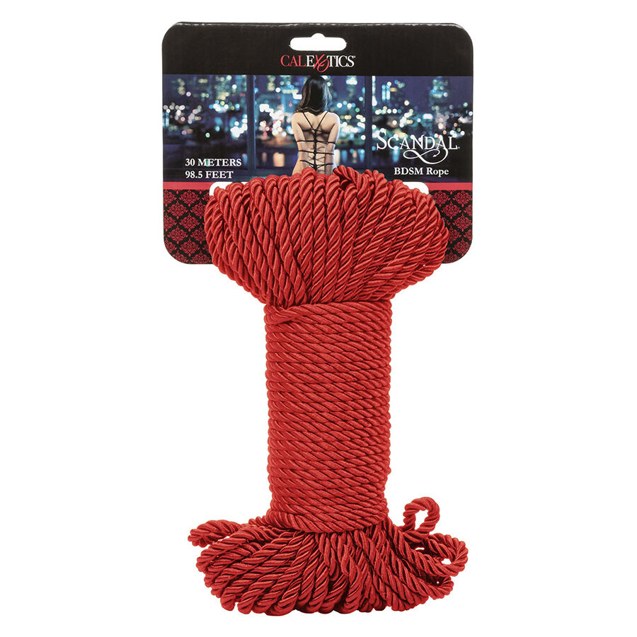 CALEXOTICS – SCANDAL CORDE BDSM ROUGE 30 M