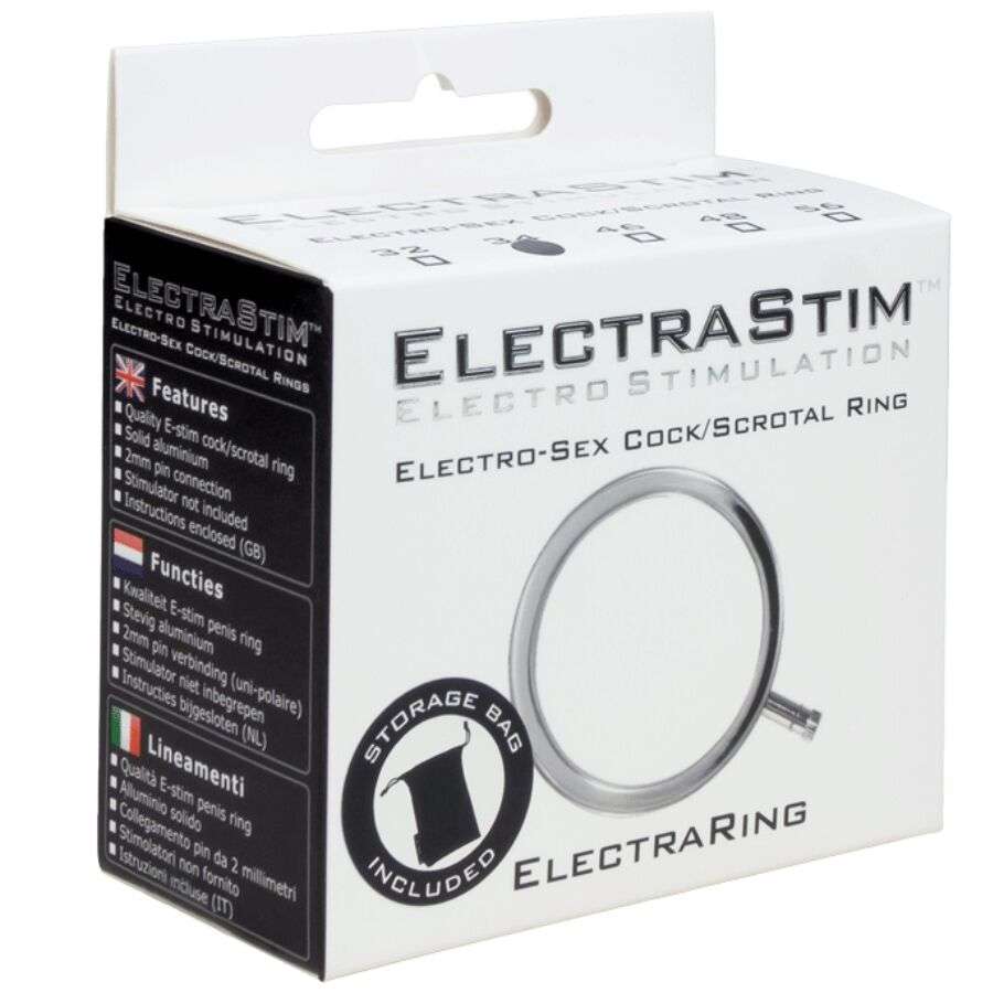 ELECTRASTIM – ELECTRARINGS ANNEAU PÉNIS EN MÉTAL 34 MM