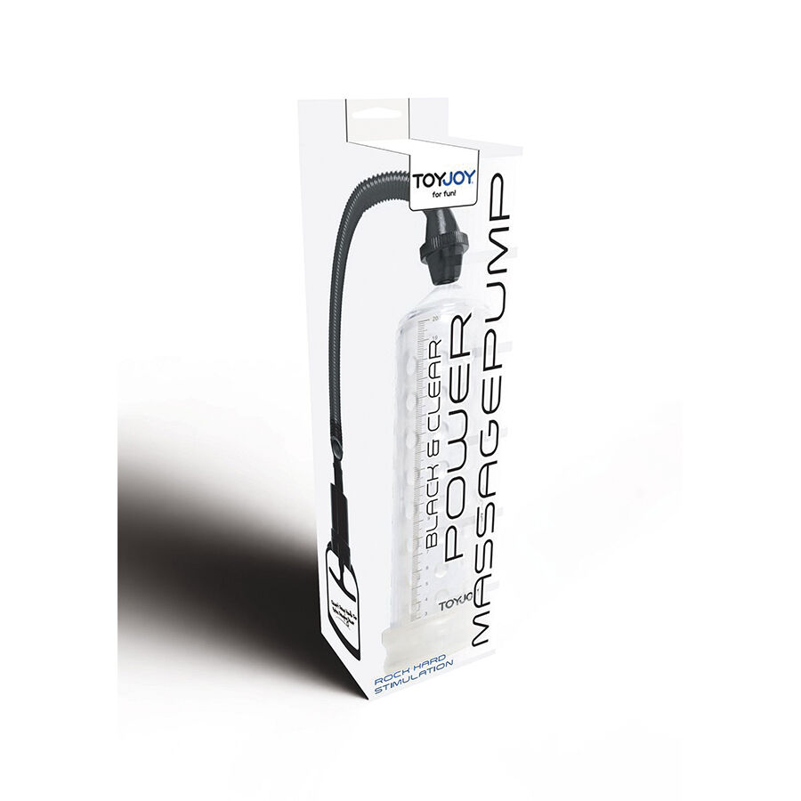 TOYJOY – POMPE DE MASSAGE PUISSANTE AVEC MANCHON TRANSPARENT