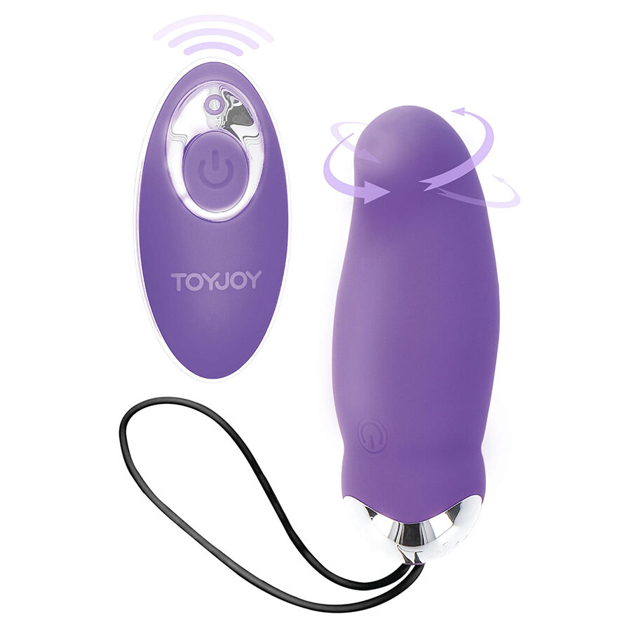 TOYJOY – HAPPINESS MY ORGASM EGGSPLODE VIBRATEUR VIOLET TÉLÉCOMMANDE