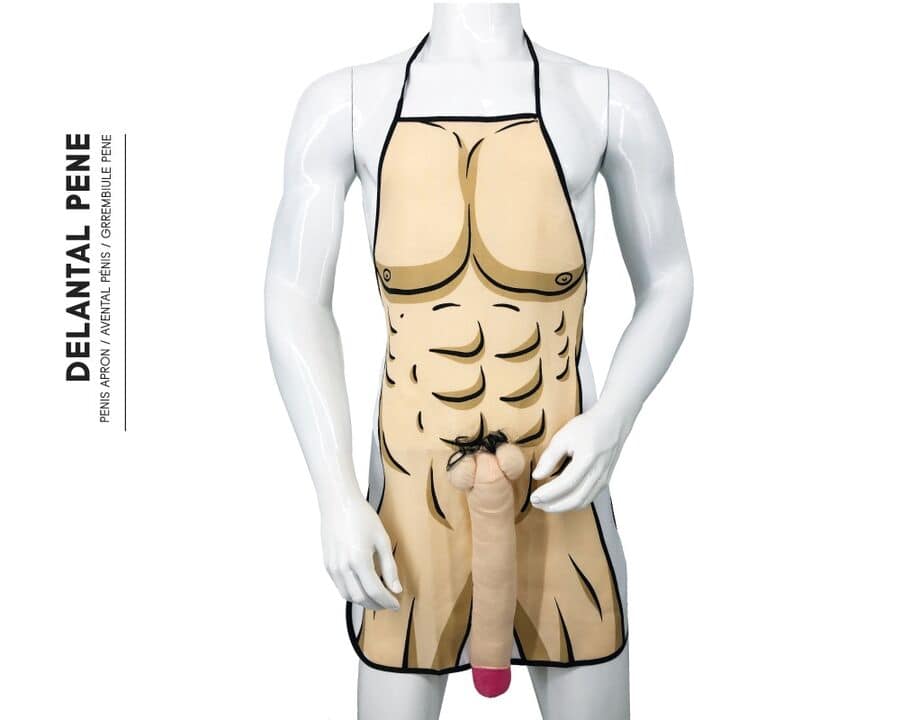 DIABLO PICANTE – TABLIER PÉNIS 3D MUSCULAIRE ET AUDACIEUX