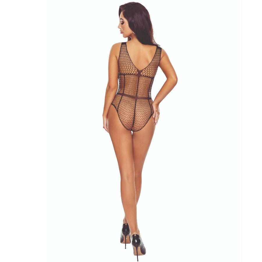 PASSION – BS114 BODYSTOCKING NOIR GRILLE