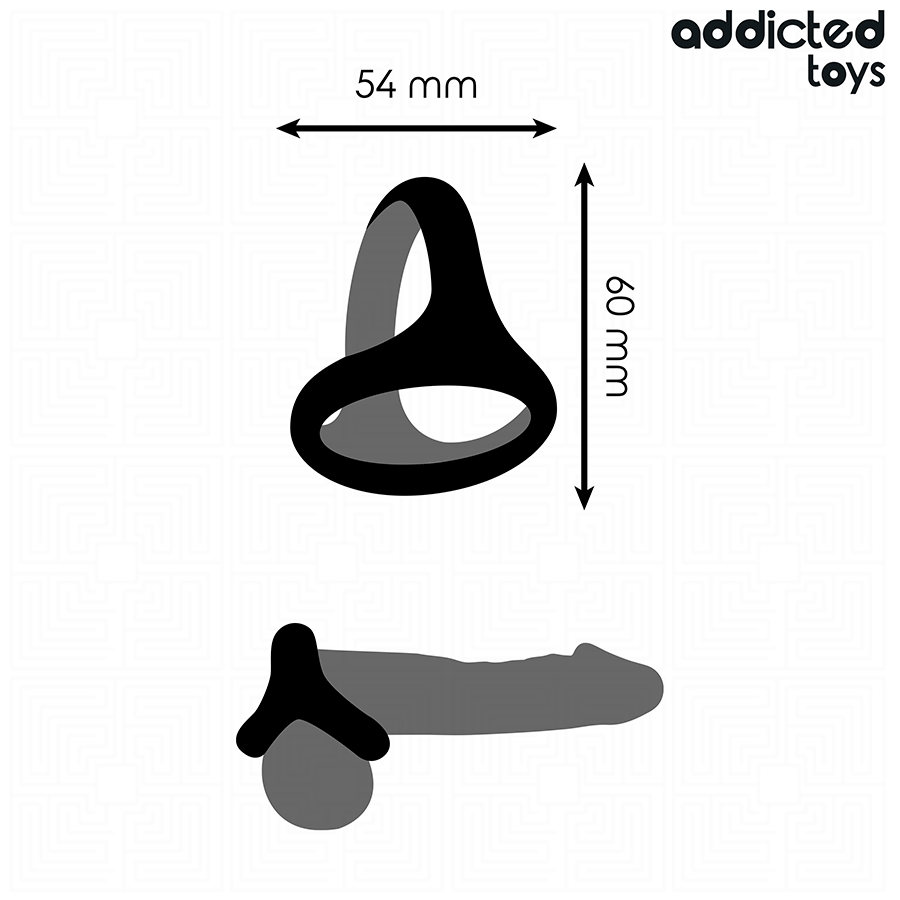 ADDICTED TOYS – ANNEAU PÉNIS TRIPLE ÉPAIS