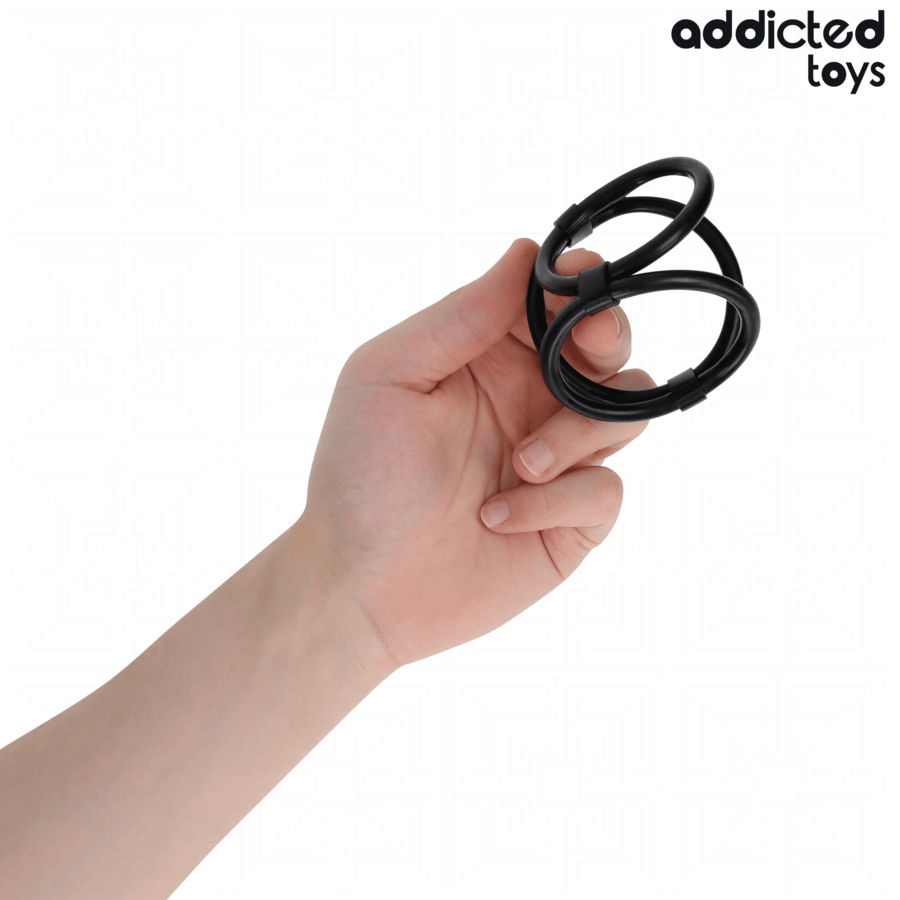 ADDICTED TOYS – ANNEAU PÉNIS TRIPLE