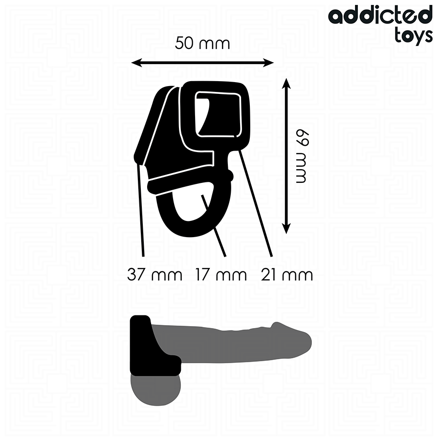 ADDICTED TOYS – ANNEAU POUR CAGE À PÉNIS
