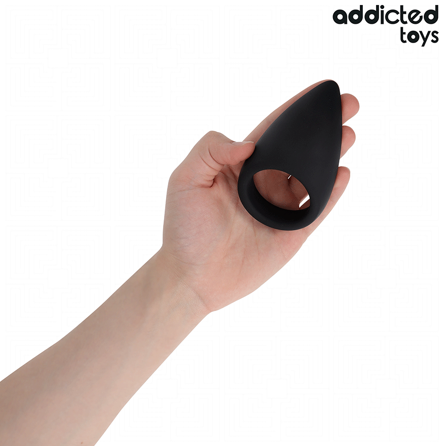 ADDICTED TOYS – ANNEAU PÉNIS EN FORME DE LARME