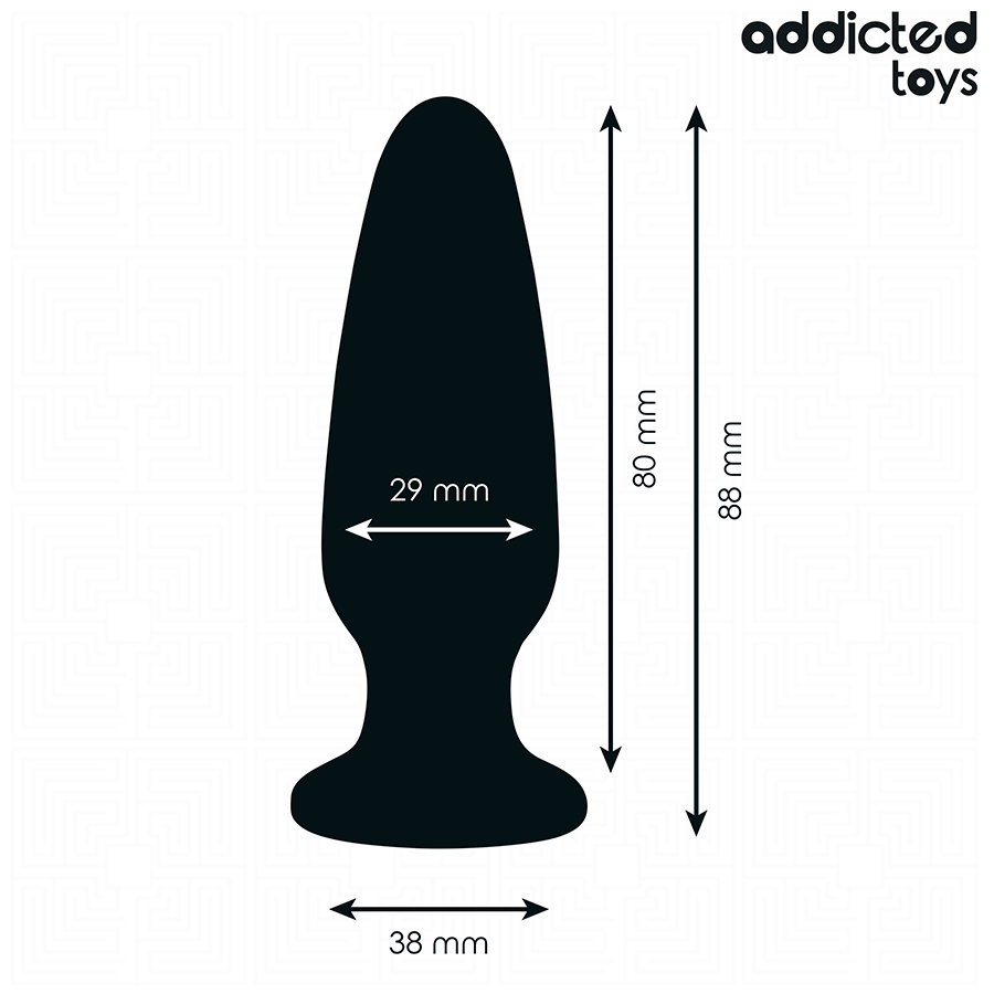 ADDICTED TOYS – PLUG ANAL AVEC BIJOU TAILLE S 8,8 CM