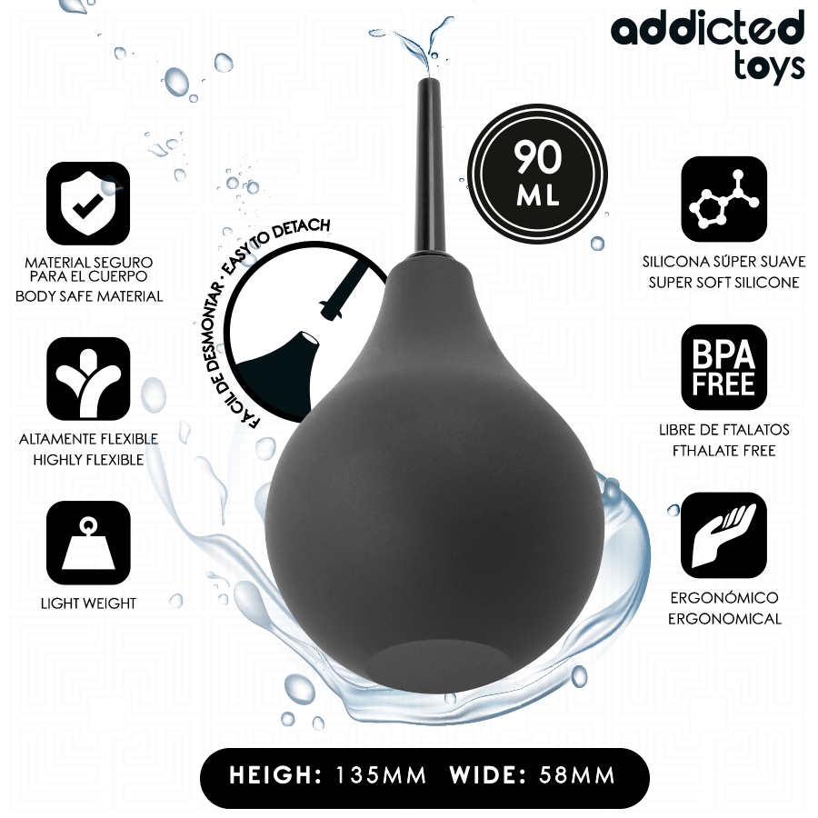 ADDICTED TOYS – NETTOYANT ANAL DE VOYAGE TAILLE S 90 ML