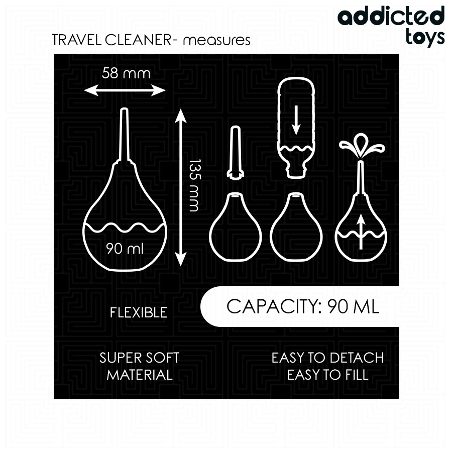 ADDICTED TOYS – NETTOYANT ANAL DE VOYAGE TAILLE S 90 ML