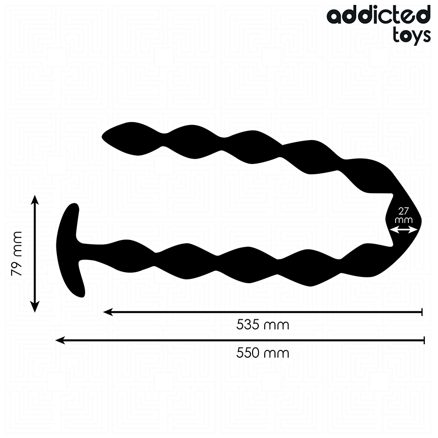 ADDICTED TOYS – PLUG ANAL EXTRA LONG