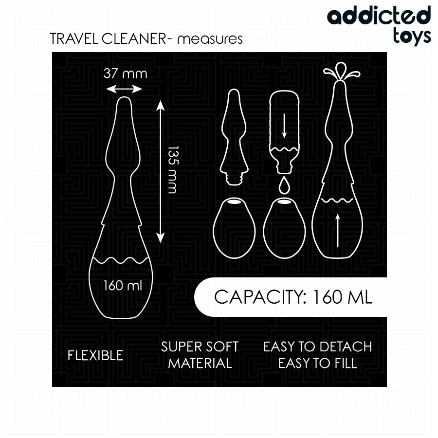 ADDICTED TOYS – NETTOYEUR DE VOYAGE MODÈLE 1