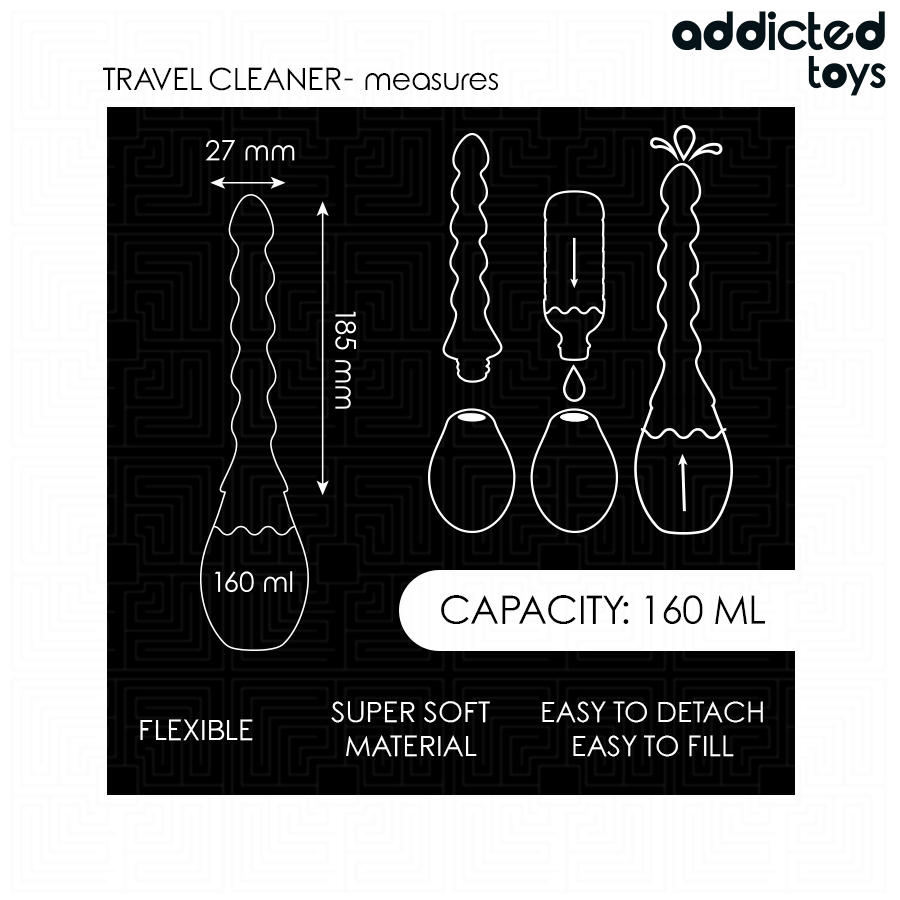 ADDICTED TOYS – NETTOYEUR DE VOYAGE MODÈLE 2