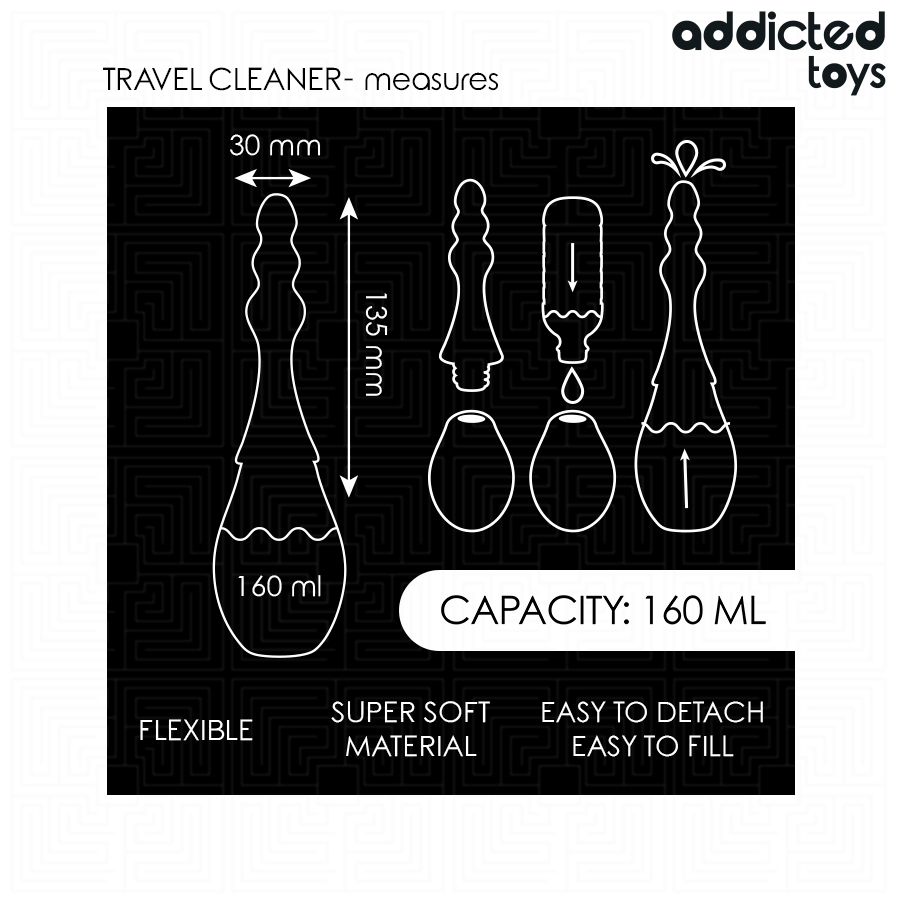 ADDICTED TOYS – NETTOYEUR DE VOYAGE MODÈLE 4