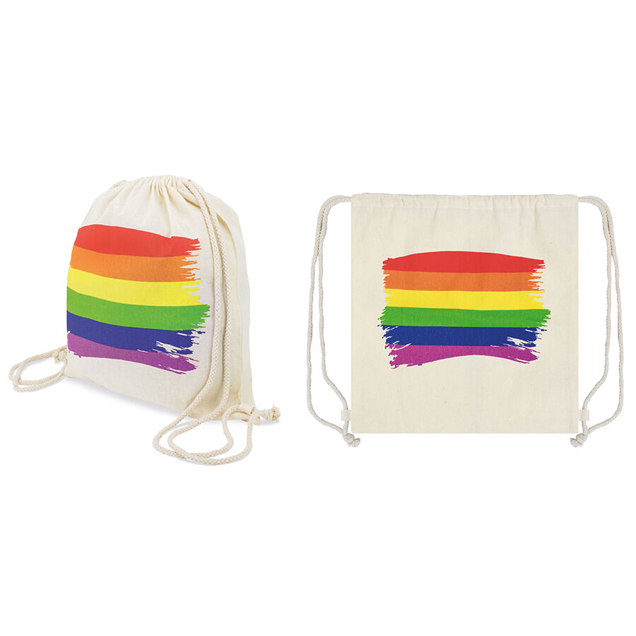 PRIDE – SAC  DOS DRAPEAU LGBT EN COTON