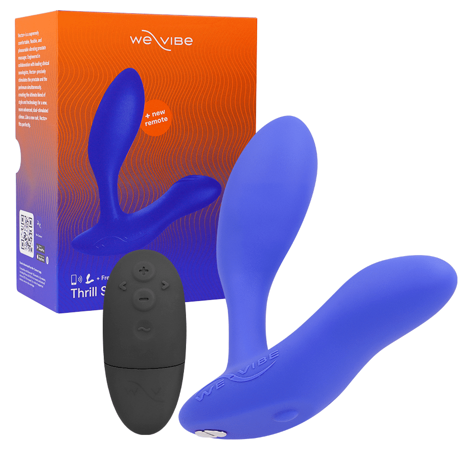 WE-VIBE – MASSEUR DE PROSTATE VECTOR+ BLEU