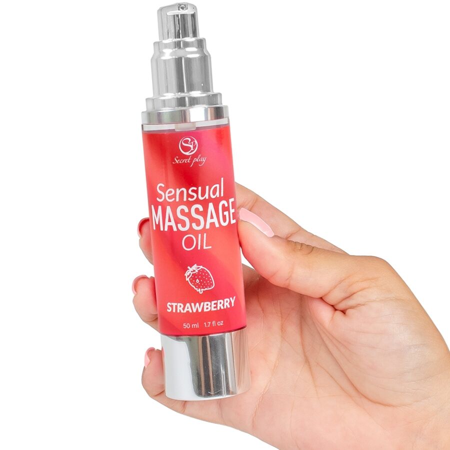 SECRETPLAY – HUILE DE MASSAGE À LA FRAISE