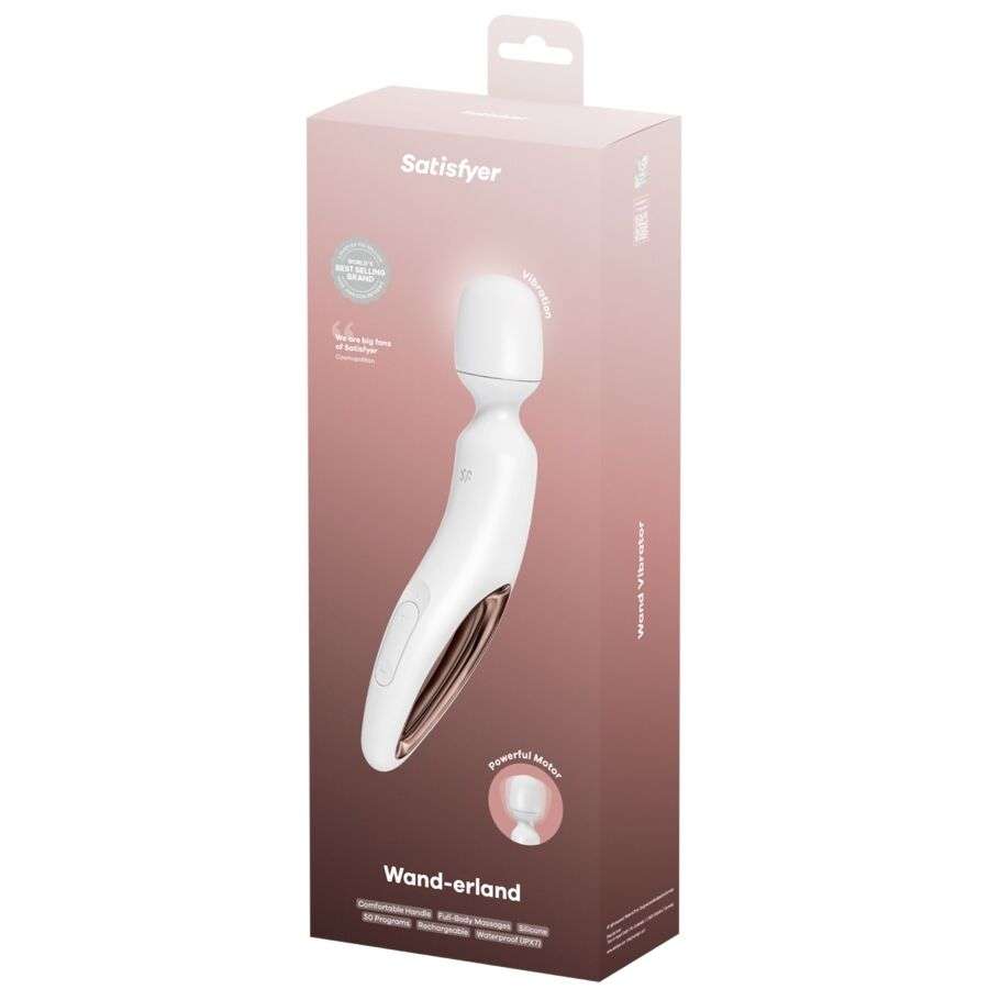 SATISFYER – WAND ERLAND MASSEUR VIBRANT BLANC