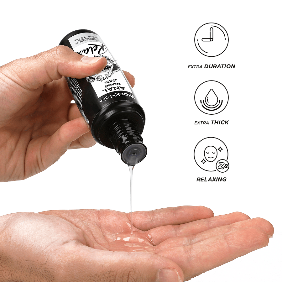 BLACK HOLE – RELAXANT ANAL JOJOBA RELAX BASE SILICONE 100 ML